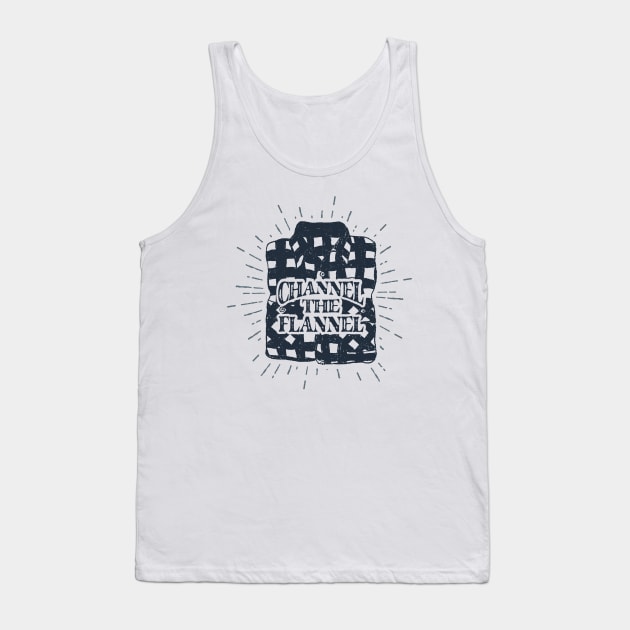 Channel The Flannel Tank Top by SlothAstronaut
